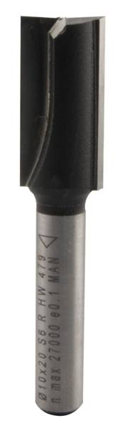 JSO-TRASCO Groeffrees 12 Mm Schacht=6 Sl=20 Tl=48 A11-0
