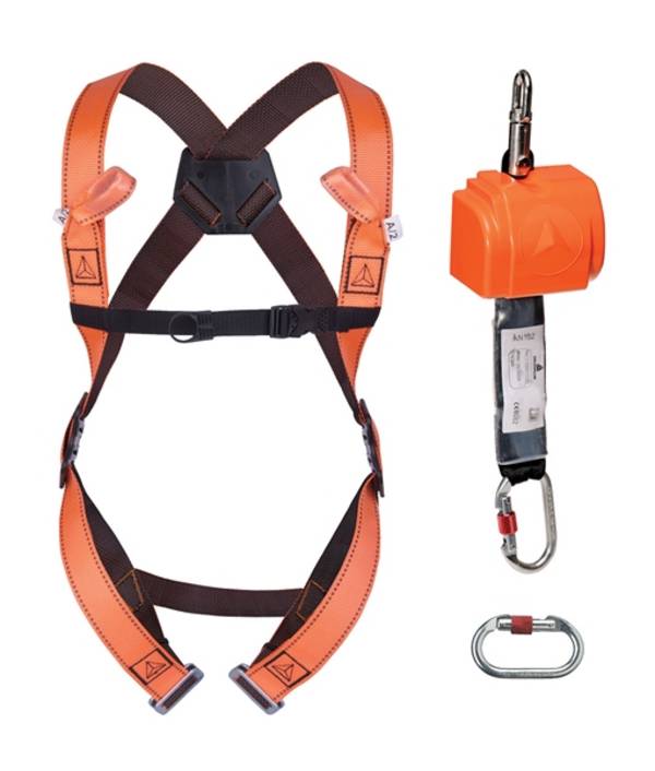 DELTAPLUS PANOPLY Antival Kit: Harnas+Minibloc+Sluithaak+Opberging
