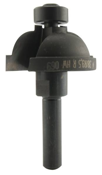JSO-TRASCO Hollijstprofielfrees R=9,5 + Lager 24773-5-39095 D17-0
