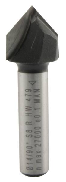 JSO-TRASCO V-Groeffrees 14 Mm 90 Graden 24263-5-14000 C19-0