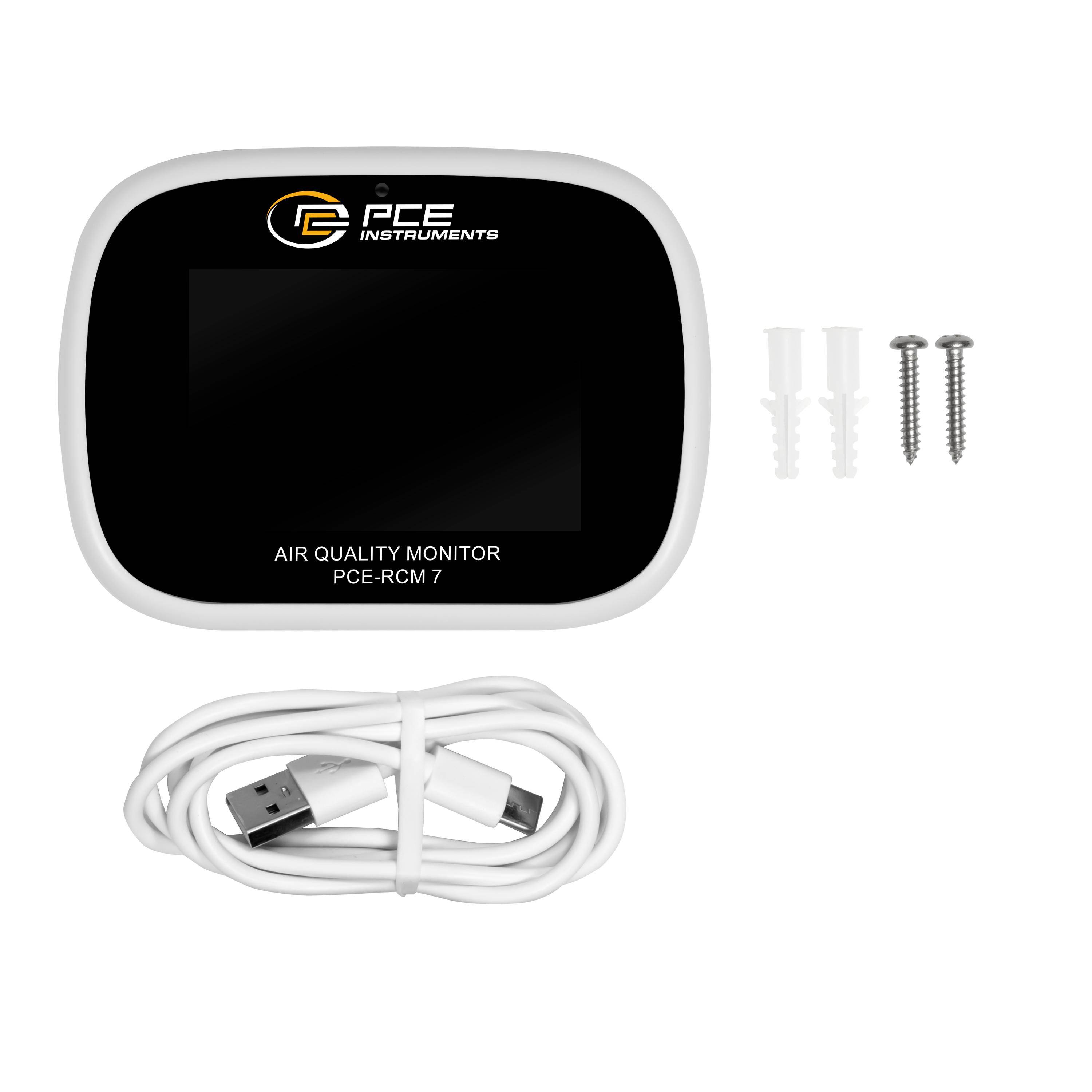 PCE Instruments PCE-RCM 7 Kooldioxidemeter Koolstofdioxide Met temperatuurmeting, Met USB-interface-5