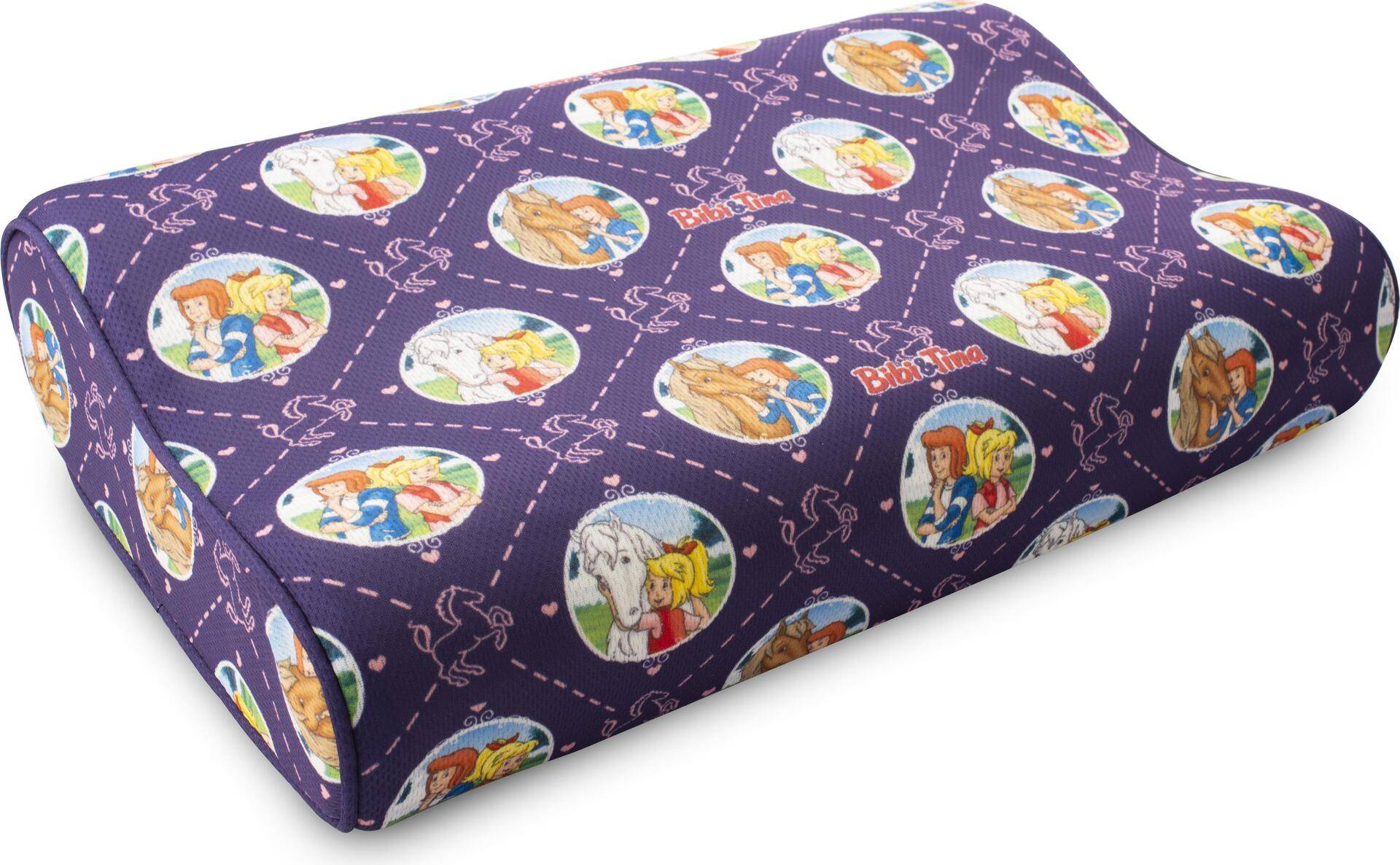 Technaxx Bibi&Tina Ergonomisch Slaapkussen voor Kinderen 24 x 40 cm Geheugenfoam Multicolor-0