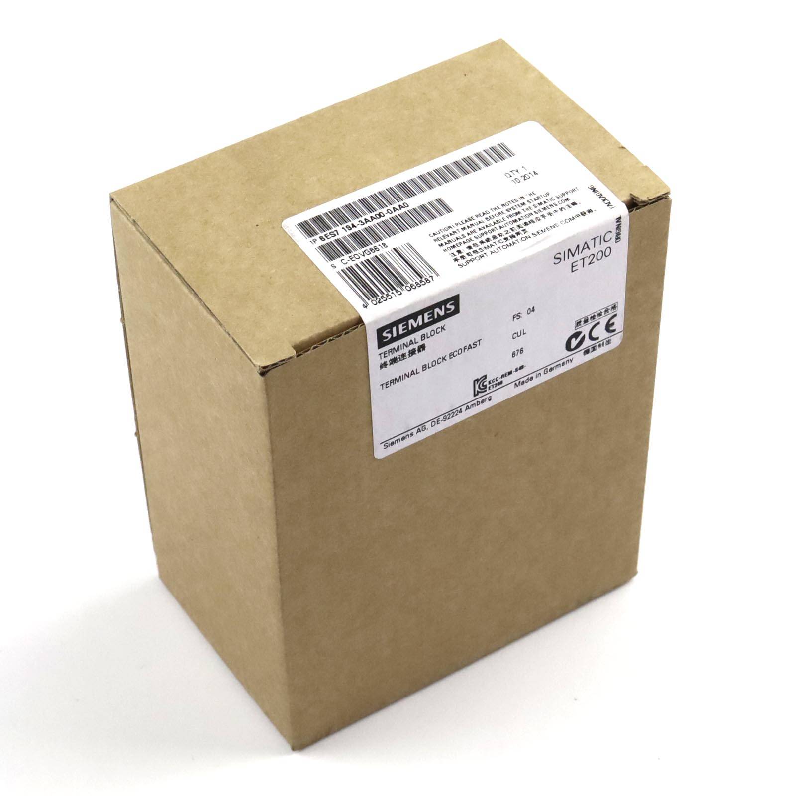 SIMATIC DP, Aansluitblok ECOFAST voor ET 200ECO, 2x ECOFAST-aansluiting RS-485, Identificatiestekker-0