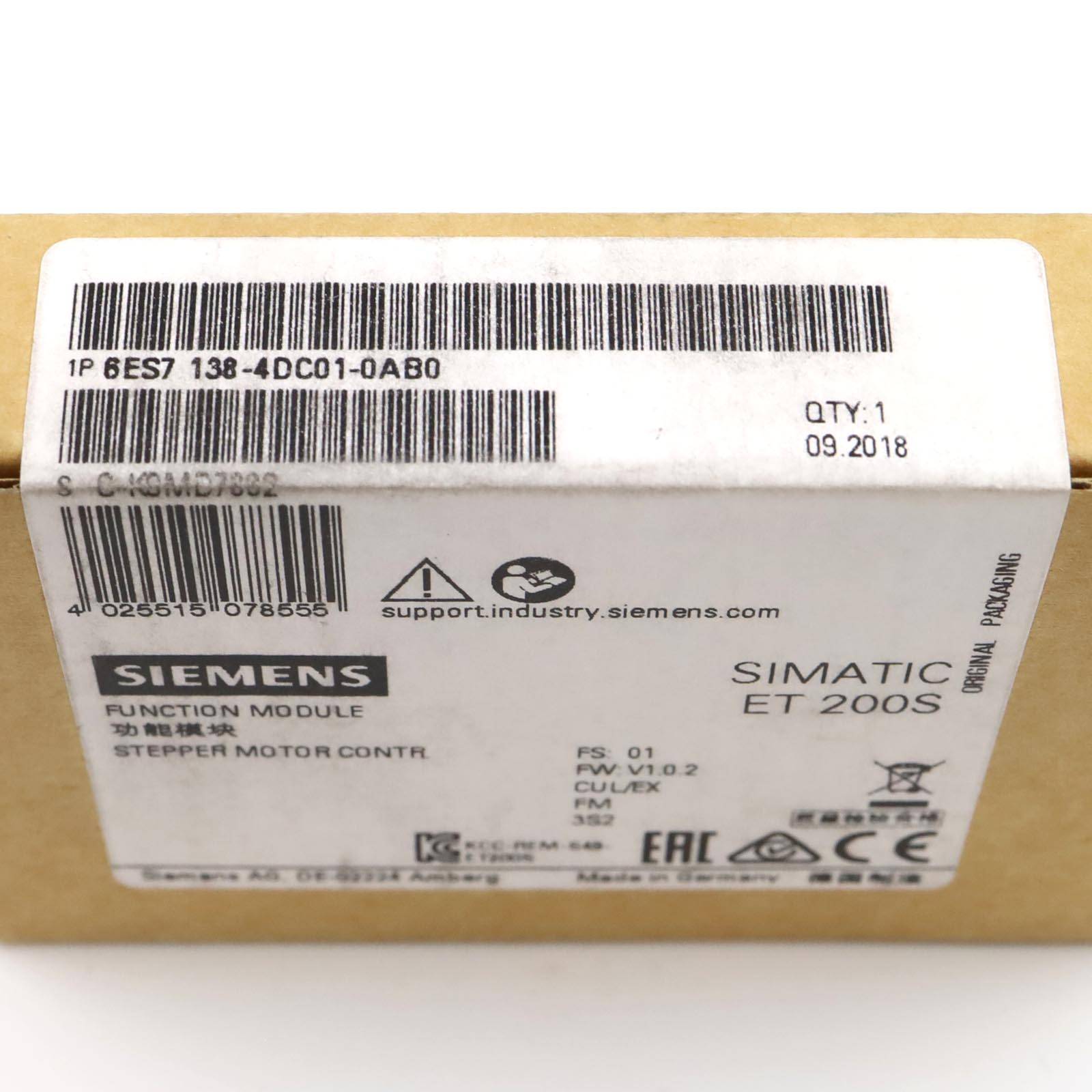 SIMATIC DP, elektronica module voor ET 200S, 1 STEP 5V/204kHz voor stappenmotor positionering 15mm-1