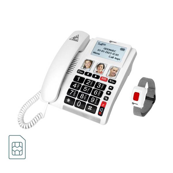 geemarc huistelefoon CL9000 voor simkaart