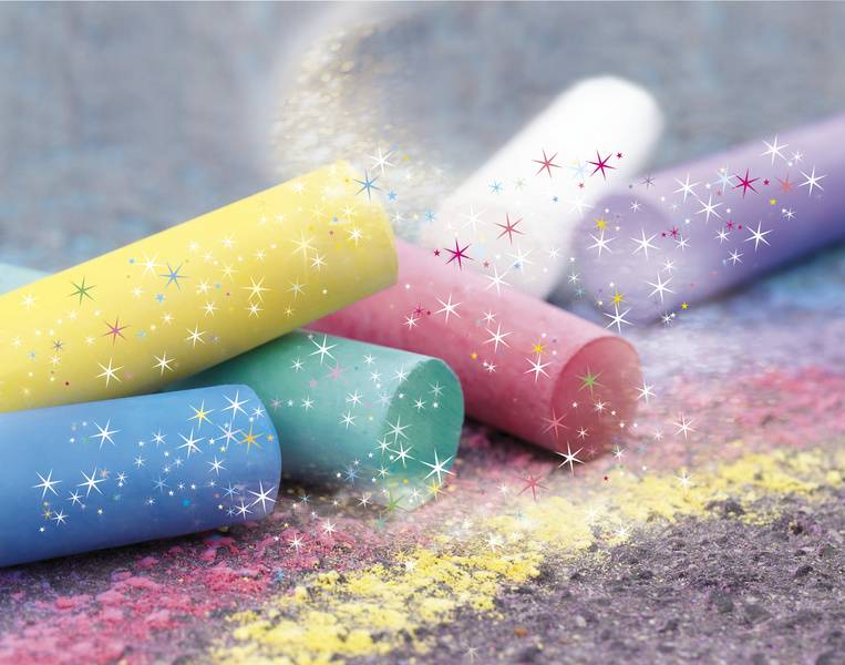 Eberhard Faber EF-526520 Stoepkrijt Glitter 20 Stuks In Emmer-1