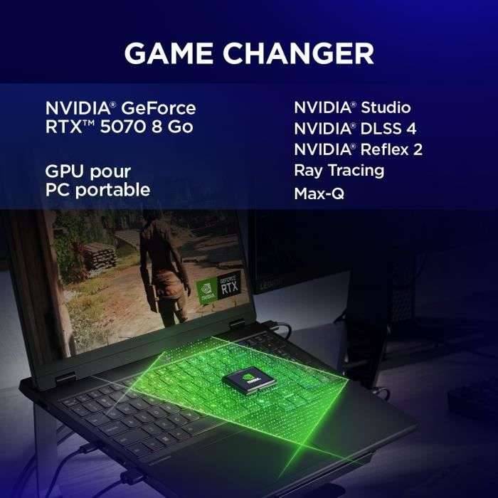 LENOVO Legion 5 15IRX10 Gaming Laptop PC | Zonder Windows - 15,3 165 Hz IPS - Core i7-13650HX - RTX 5070 115W - 32 GB...-2