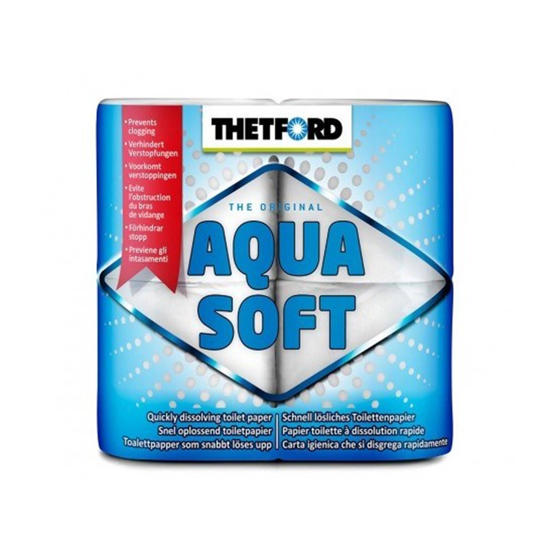 Thetford Aqua Soft Kampeer Toiletpapier 4 rol-0