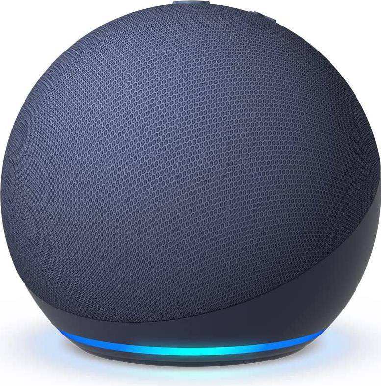 Amazon Echo Dot (5e Gen) - Amazon Alexa - Sferisch - Blauw - 4,4 cm (B09B8RF4PY)-0