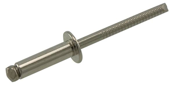 MASTERFIX Popnagel Rvs/Rvs 3.0X 6Mm Klinkb.2.5Mm Blstr=100St