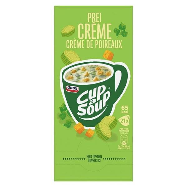 Unox Soep  Cup-A-Soup  Prei Creme              21 Zak