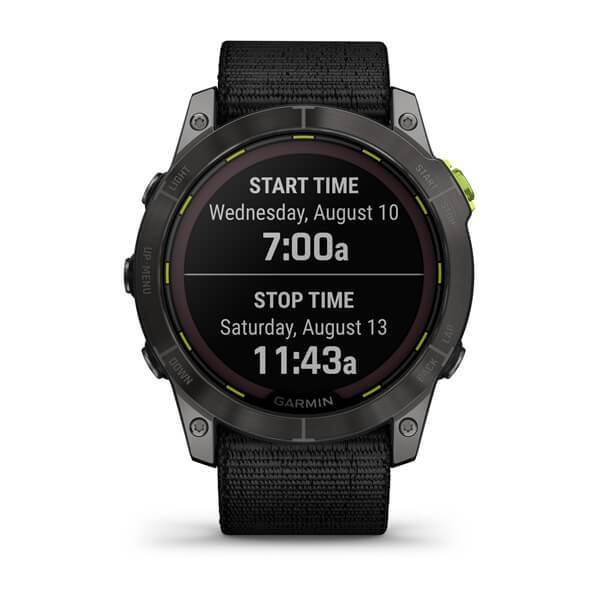 Garmin Enduro 2 Sapphire Solar DLC Titanium zwart/leigrijs-3