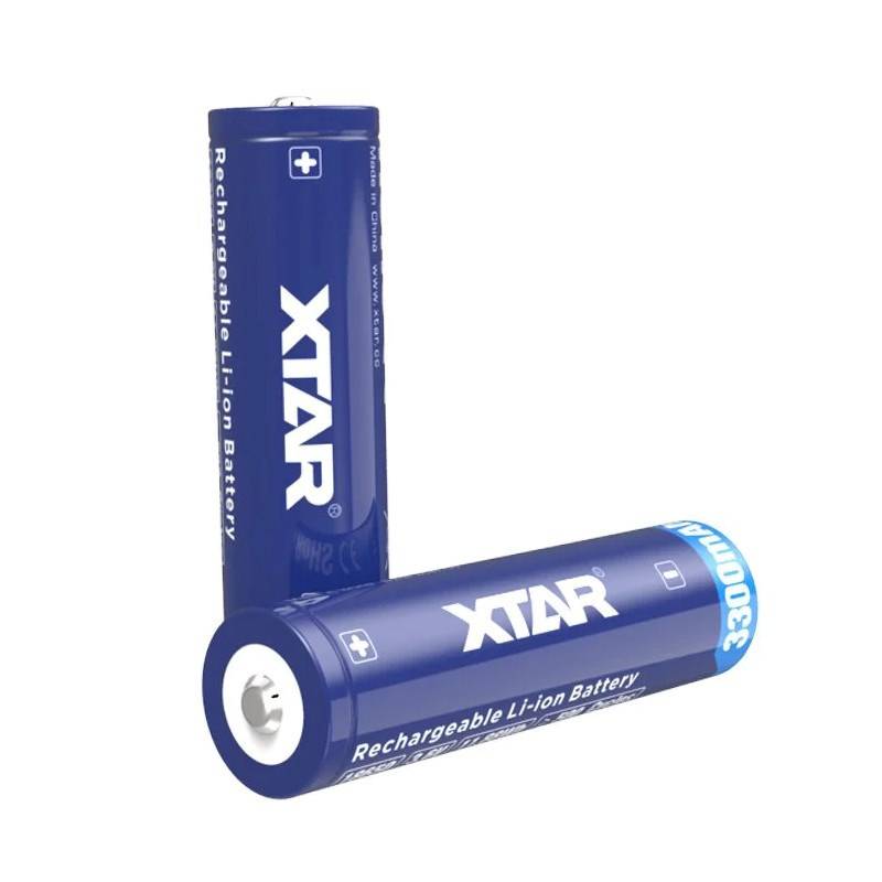Batterij 18650 3,6V Li-ion 3300 mAh met beveiliging-0