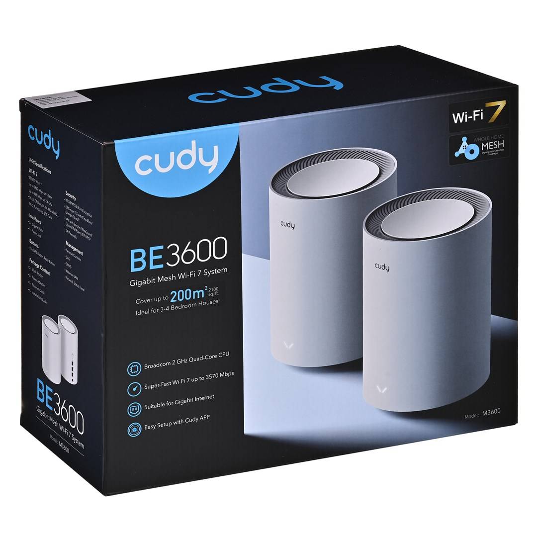 Cudy M3600 Dual-band (2,4 GHz / 5 GHz) Wi-Fi 7 (802.11be) Wit 3 Intern-4