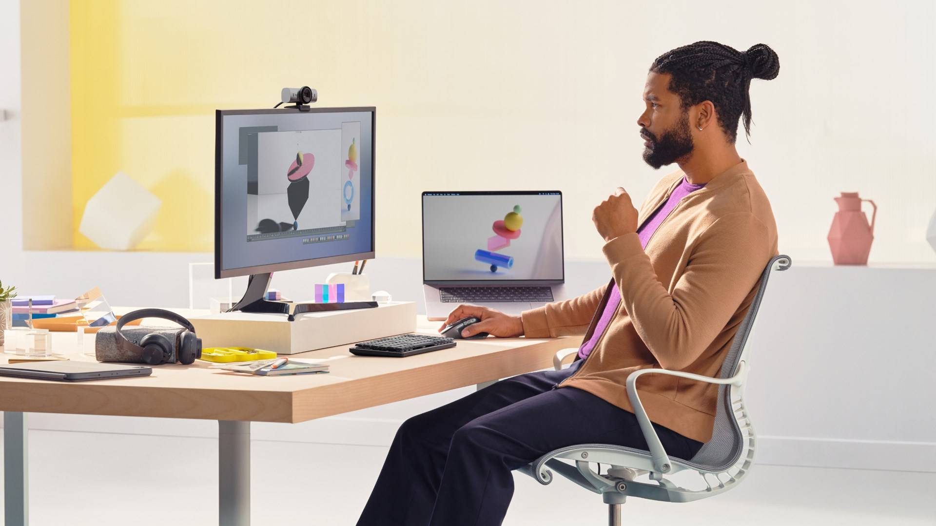 Logitech MX Master 3S voor Mac muis Rechtshandige Bluetooth Laser 8000 DPI-6