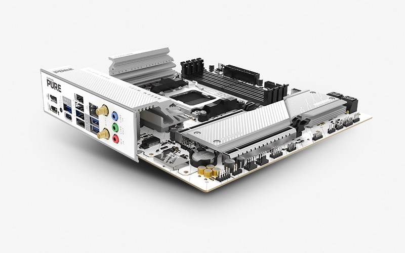 SAPPHIRE PURE B850M WIFI Moederbord Socket AM5 micro ATX AMD B850-4
