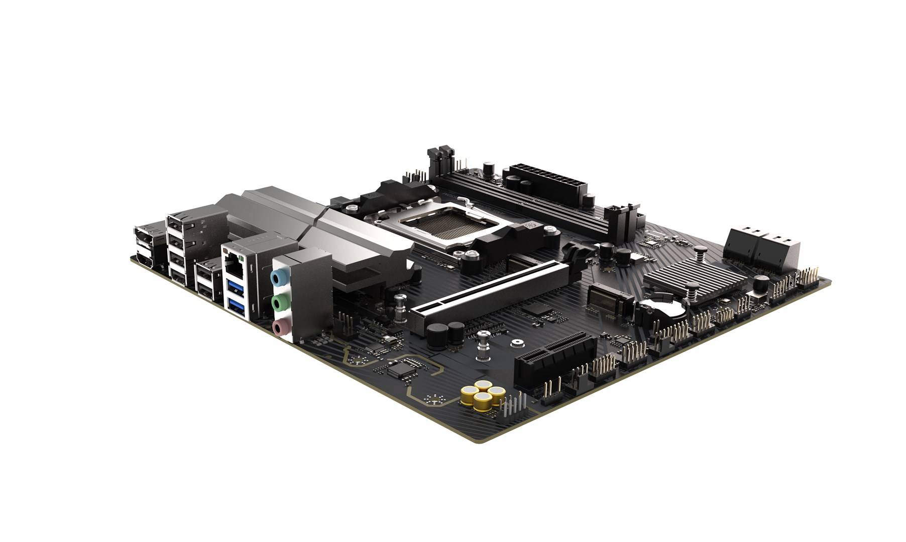 Sapphire B650M-E - Moederbord - Micro-ATX - Socket AM5 B650-5