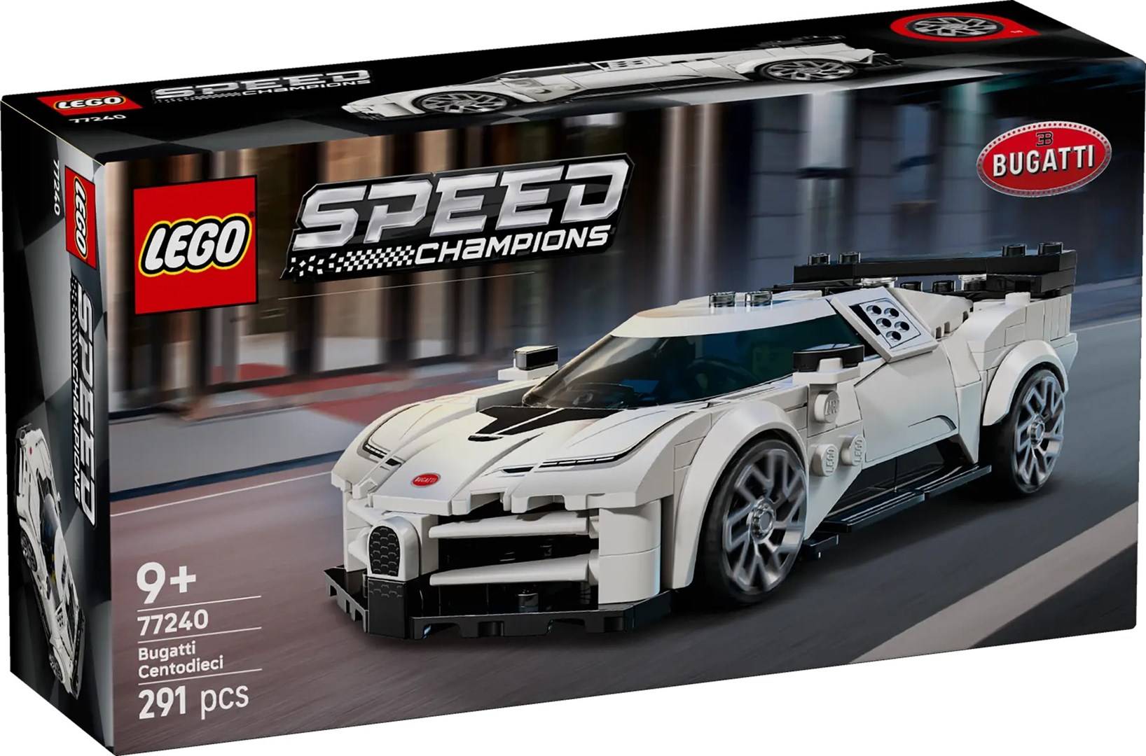 LEGO SPEED CHAMPIONS 77240 Bugatti Centodieci Hypersportwagen-0