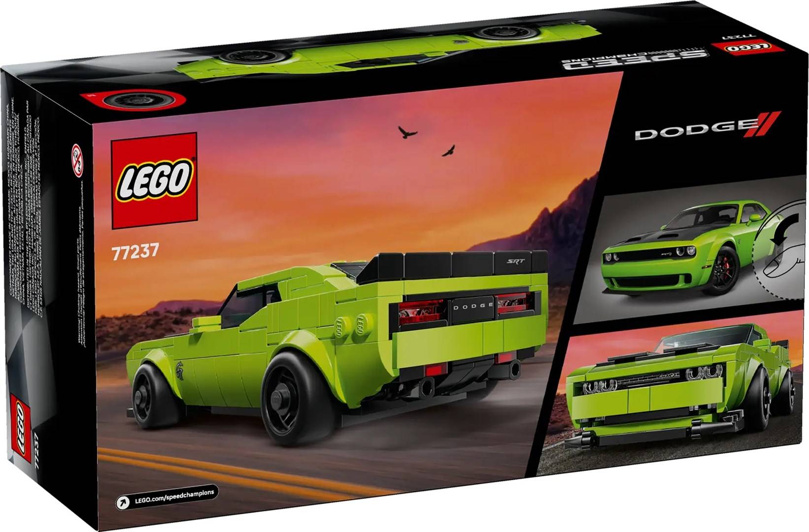 LEGO SPEED CHAMPIONS 77237 Dodge Challenger SRT Hellcat Sportwagen-1