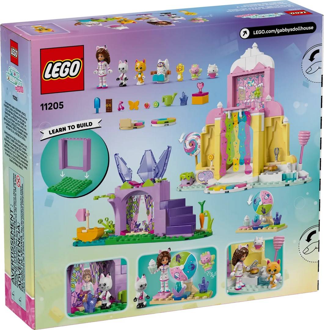 LEGO Gabby's poppenhuis 11205 Zoete lekkernijenberg en kattentuin-1