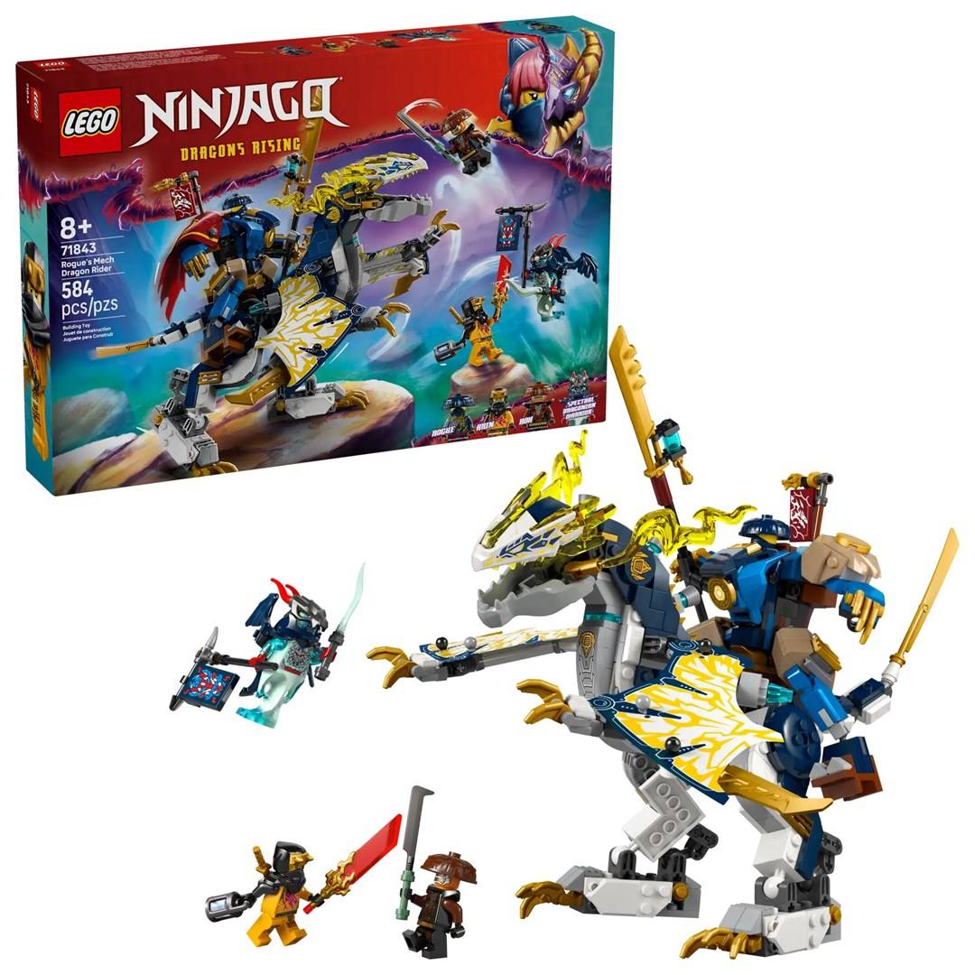 LEGO NINJAGO 71843 Rogue's Mech Dragon Rider-0