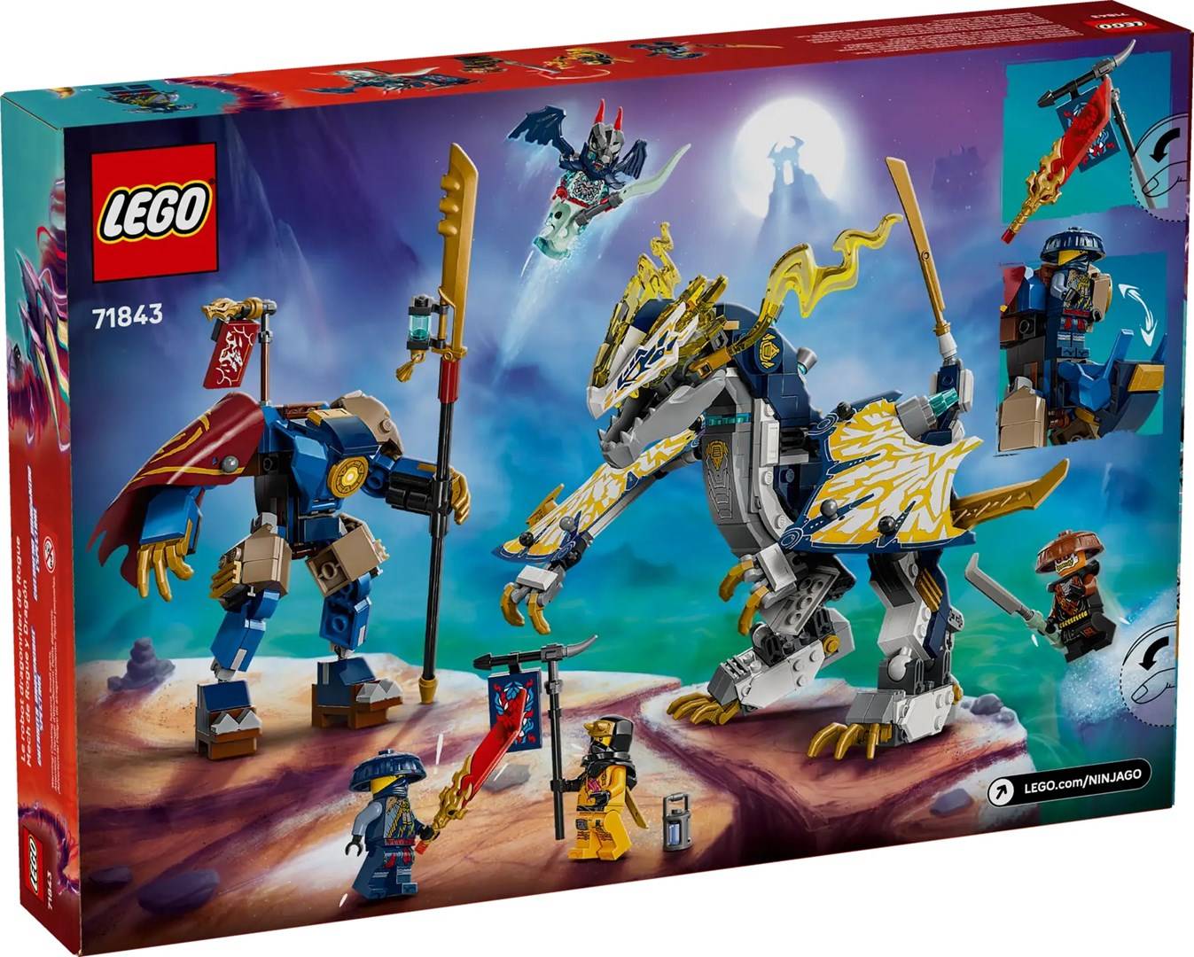 LEGO NINJAGO 71843 Rogue's Mech Dragon Rider-1