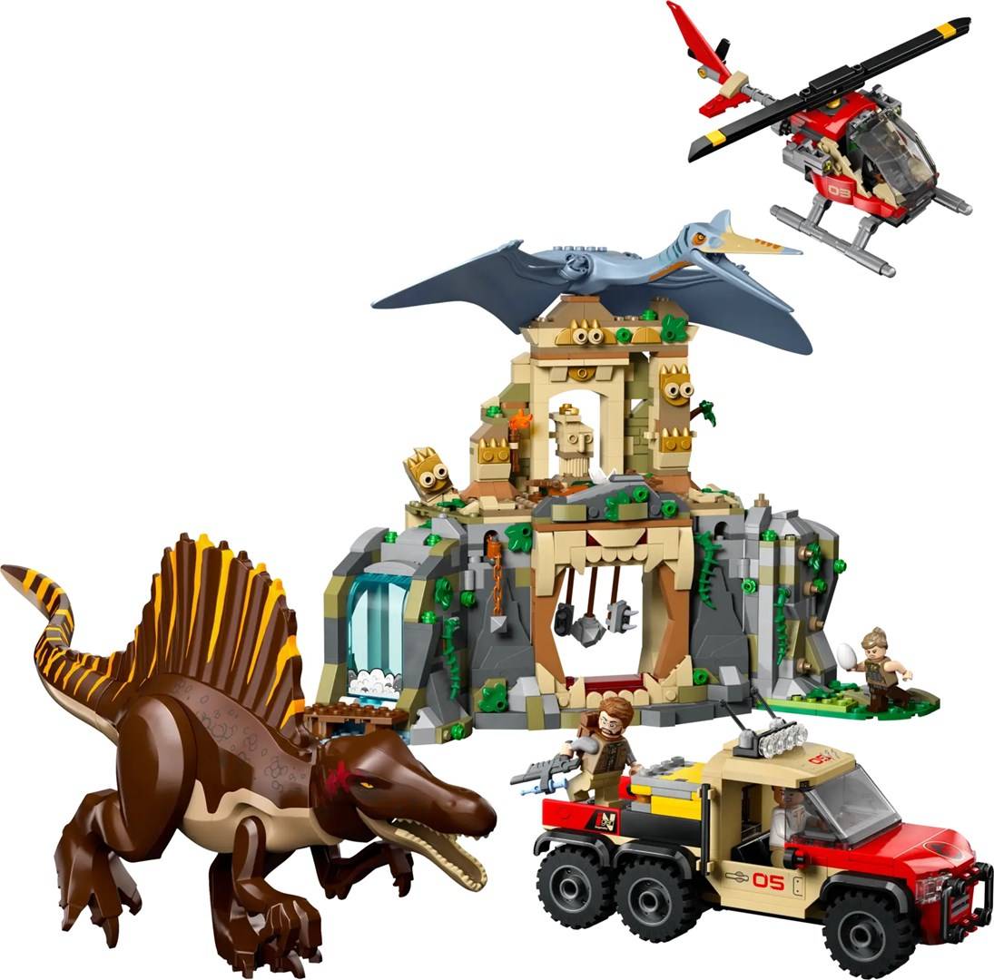 LEGO JURASSIC WORLD 76976 Spinosaurus & Quetzalcoatlus Luchtmissie-1