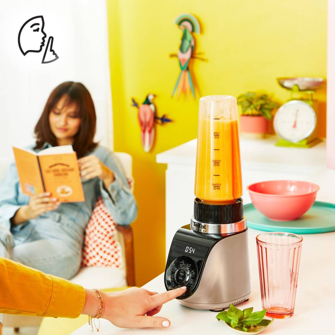 Tefal Blend Up BL190AF0 blender 0,85 L Tafelblender 1000 W Beige, Zwart, Transparant-5