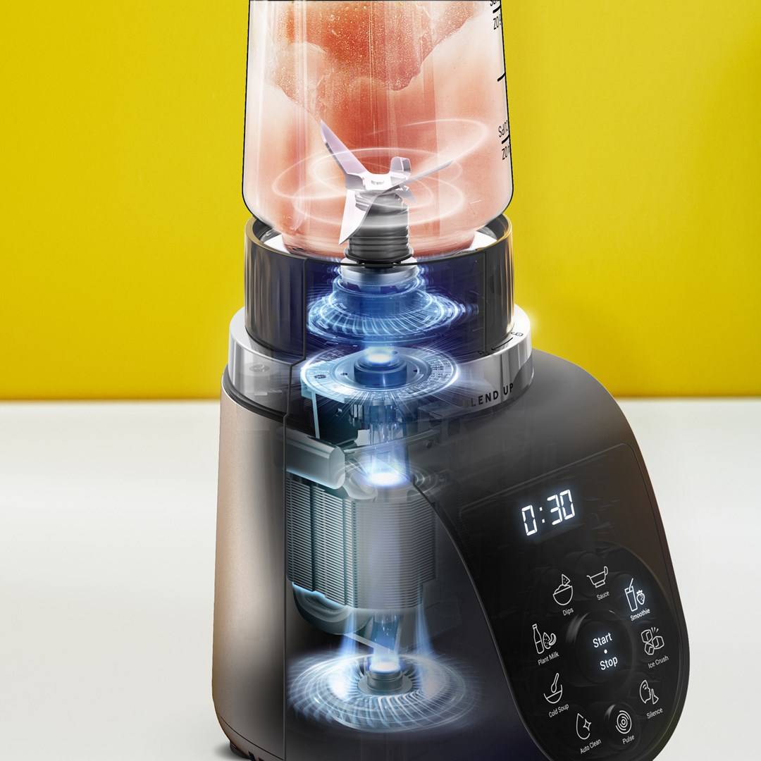 Tefal Blend Up BL190AF0 blender 0,85 L Tafelblender 1000 W Beige, Zwart, Transparant-4