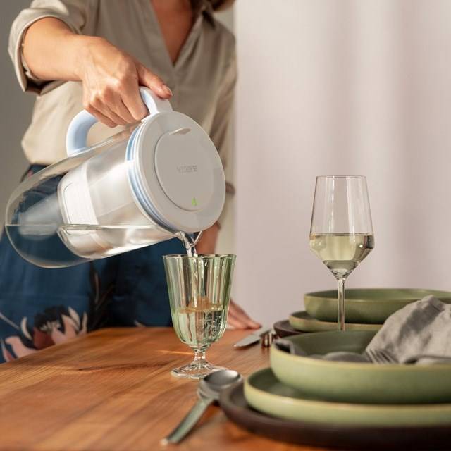 Brita Glass+ filterkan met 2 MaxtraPro PP-filterpatronen (blauw; 2,5 l)-5