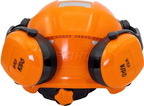 Stihl 4204600001 Unisex Kinderhelm Set Speelhelm, Oranje, Één maat (0420 460 0001)