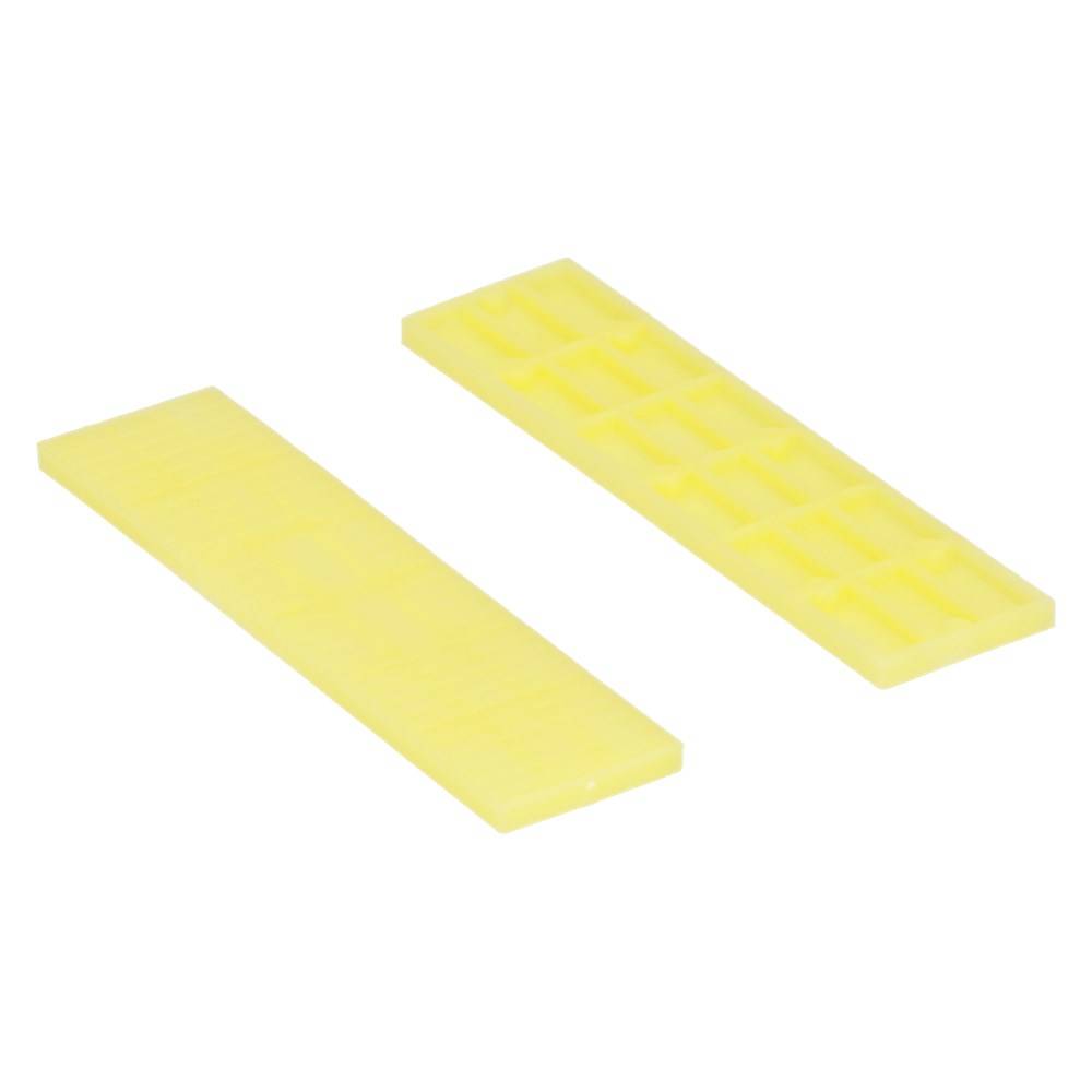 WOODCAP Beglazingsblokje 26X4 Mm Raster Geel 100 Stuks-0