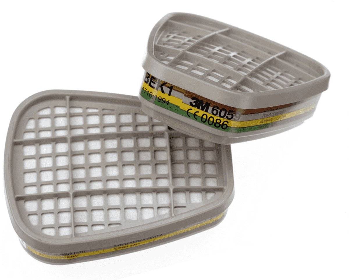 3M Gas/Dampfilter Set Abek1 6059-0