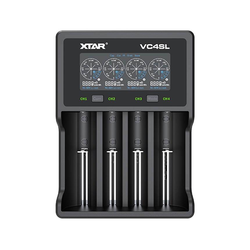XTAR VC4SL acculader naar Li-ion/Ni-MH/Ni-CD 18650-0