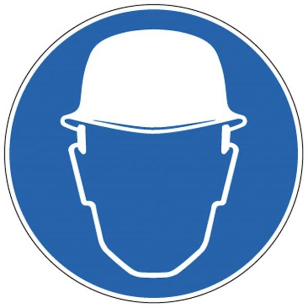Picto Veiligheidshelm Verpl. Sticker 90 Mm 800203-0