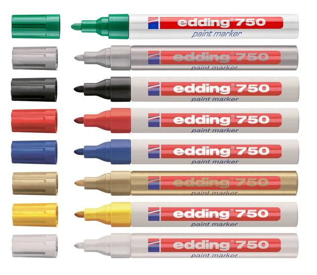 Paintmarker edding 750 op oliebasis 2-4mm groen-1