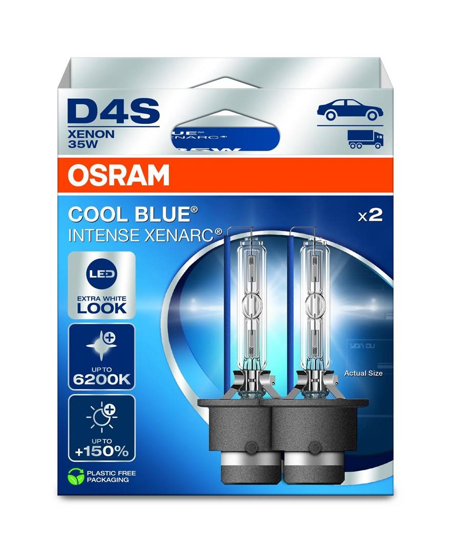 D4S Lamp Set van 2 42V 35W P32D-5 Cool Blue Intense 6200 K-0