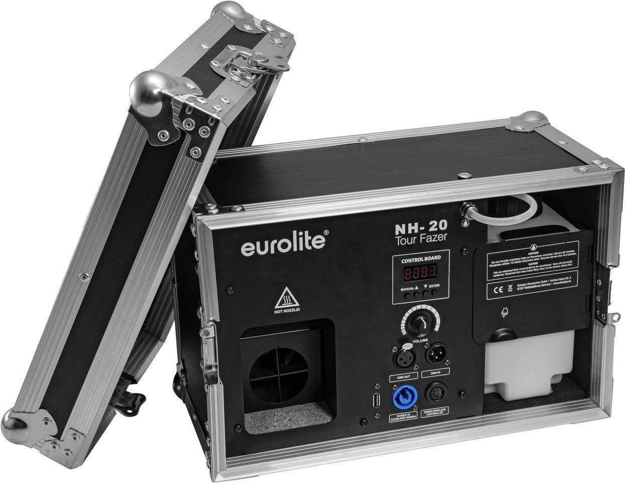 EUROLITE NH-20 Tour Dunstnebelmachine - 1,7 L Tank - 2 m Bereik - Compact Ontwerp (51701951)-0