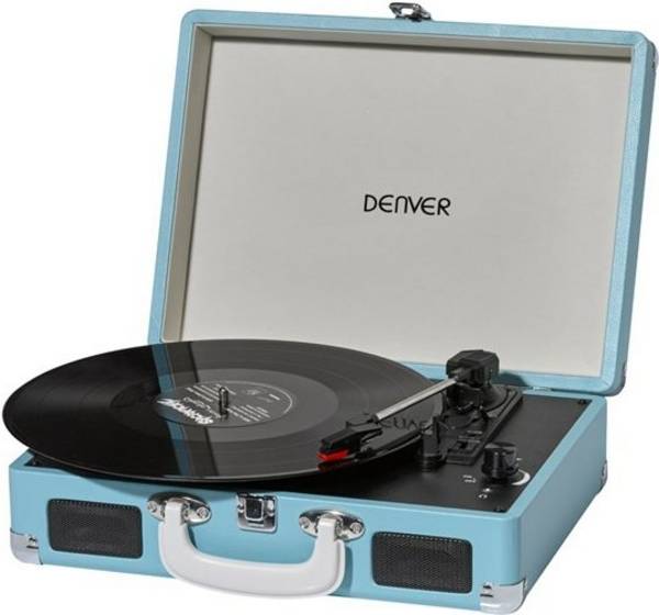 DENVER VPL-120 Platenspeler - Blauw