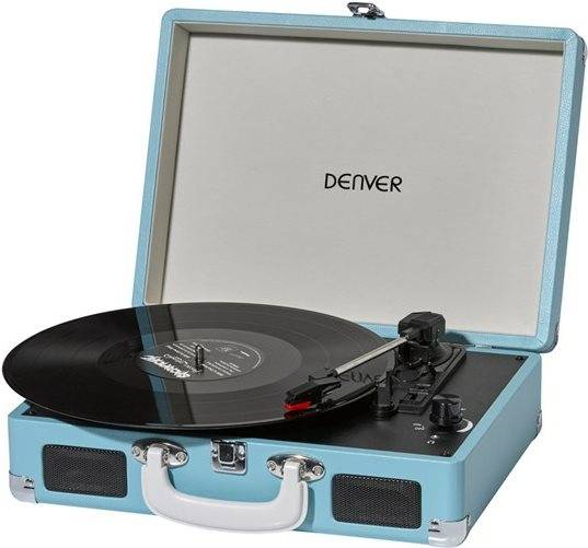 DENVER VPL-120 Platenspeler - Blauw-0