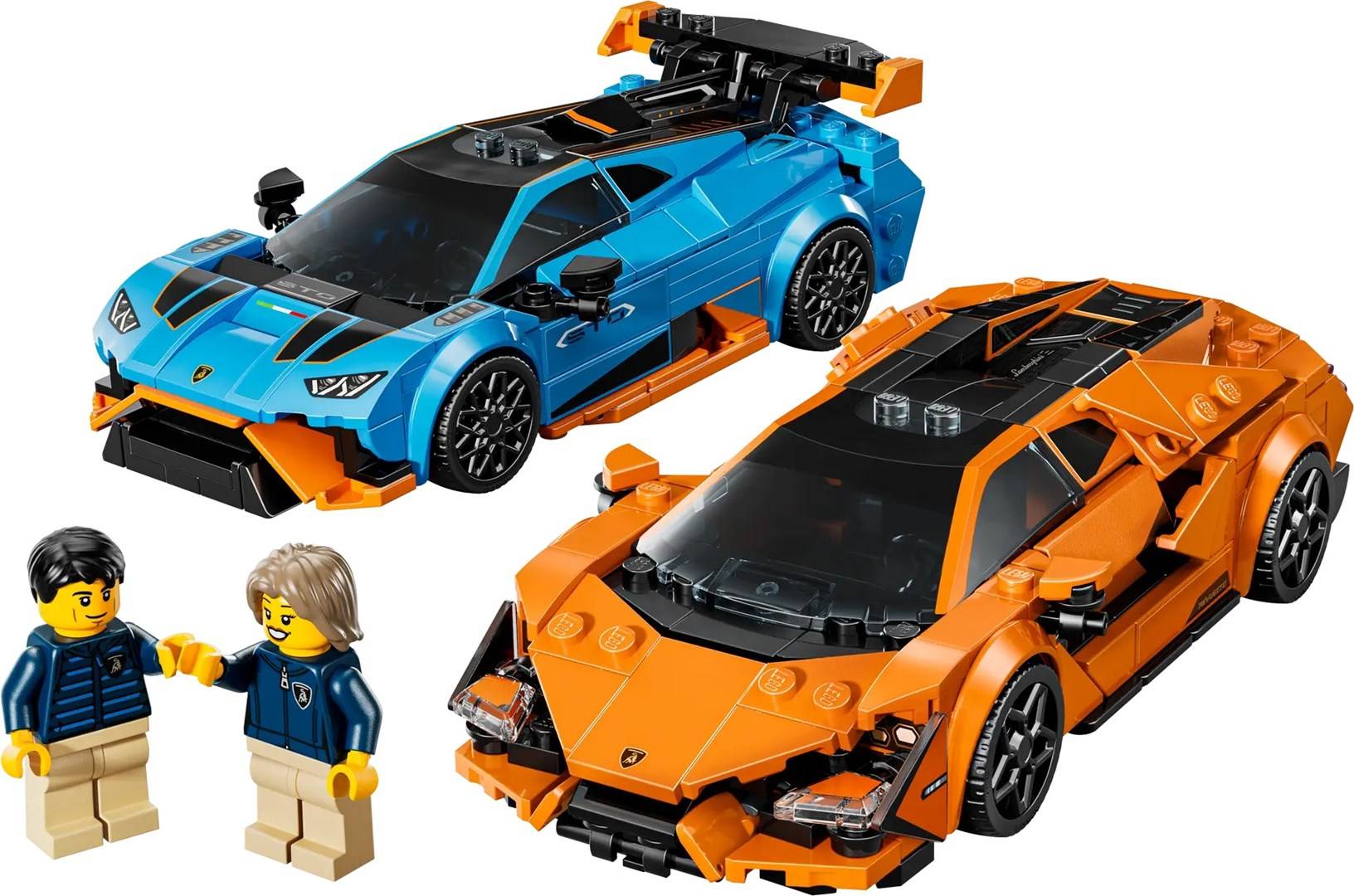 LEGO SPEED CHAMPIONS Lamborghini Revuelto & Huracán STO Bouwset, Model 77238-2