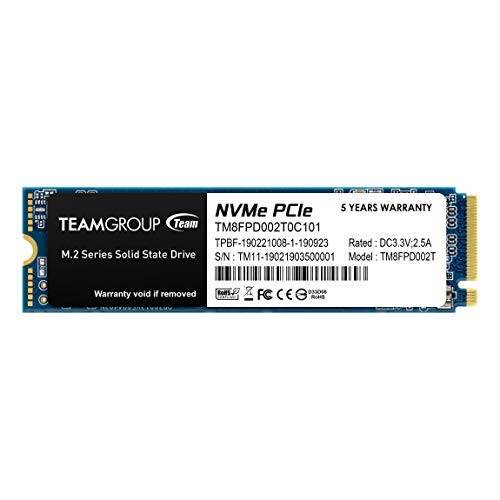 Team Group MP33 PRO - M.2 SSD - 2000 GB - PCI Express 3.0 NVMe - TM8FPD002T0C101-0