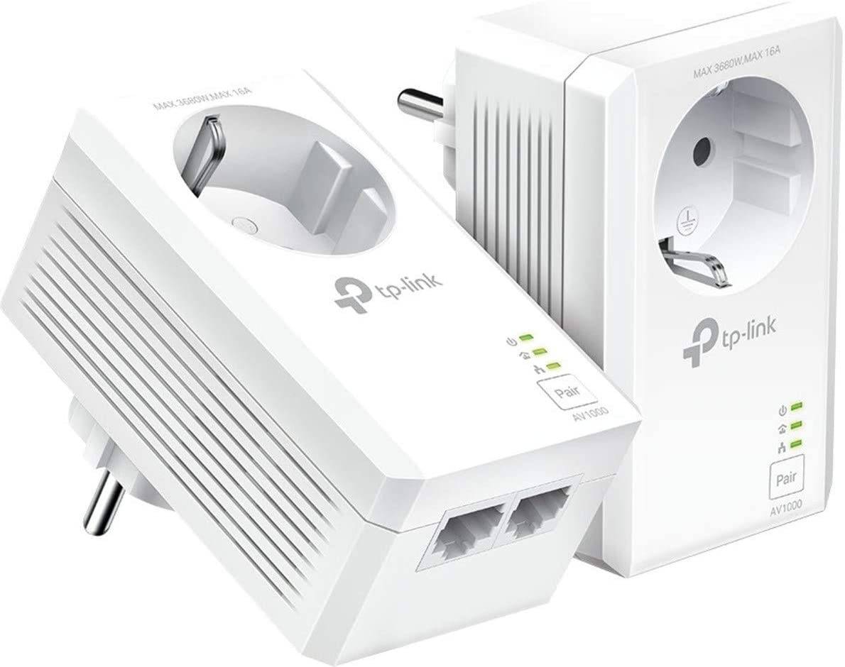 TP-Link Powerline TL-PA7027P V1 - Starter Kit - GigE, HomePlug AV2.0 - Verpakking van 2-0