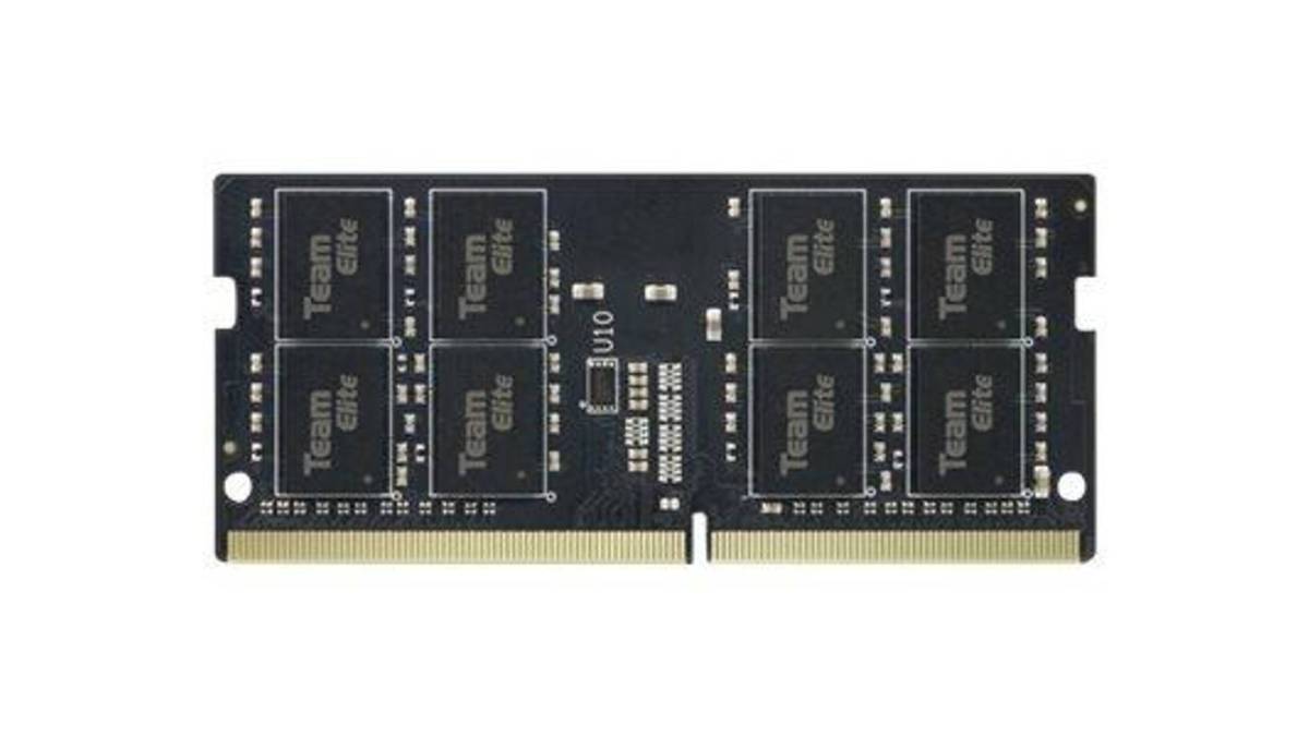 TEAM Elite DDR4 8GB SO DIMM 260-PIN 3200MHz RAM, Non-ECC (TED48G3200C22-S01) PC4-25600 CL22-0