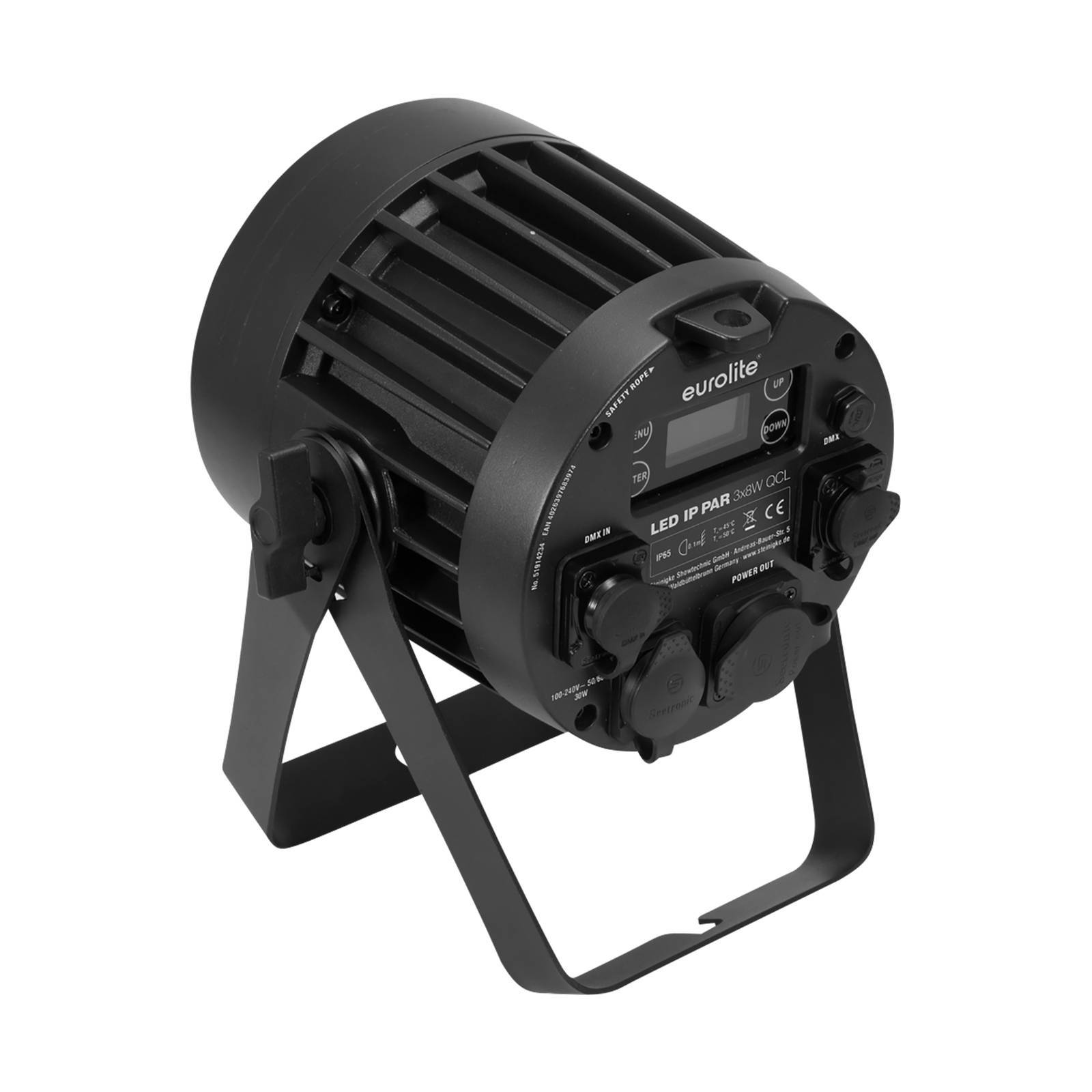 EUROLITE LED IP PAR 3 x 8W QCL Spot - RGBW - IP65-3