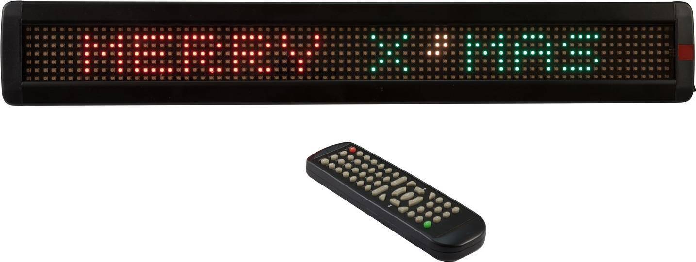 EUROLITE ESN 7 x 80 USB LAN LED Scrolling Display, 560 SMD LEDs, Programmeerbaar (80500107)-0