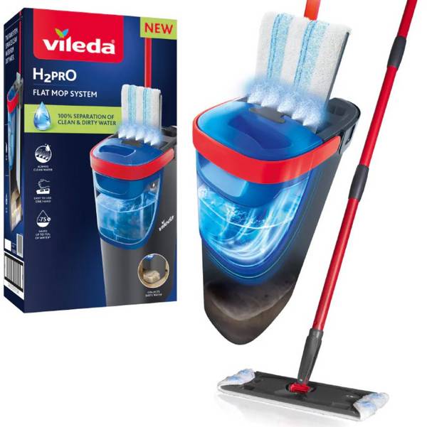 Vileda H2PRO Plat Mop Systeem (175775)
