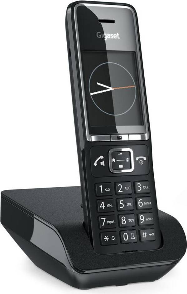 Gigaset COMFORT 550 Analoge Telefoon, Draadloze Handset, Zwart S30852-H3001-B104
