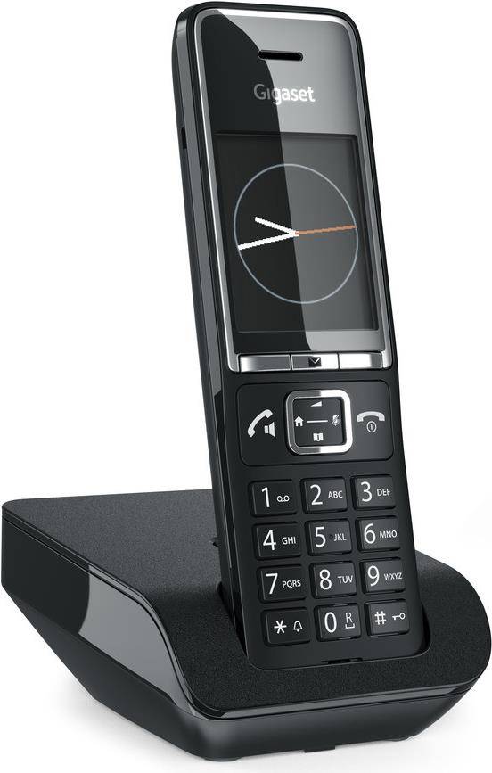 Gigaset COMFORT 550 Analoge Telefoon, Draadloze Handset, Zwart S30852-H3001-B104-0