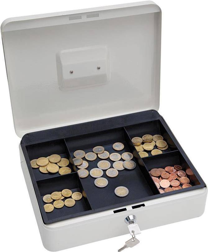 WEDO Kasbox Staal Wit Poedercoating 5 Compartimenten (145 400X)-0